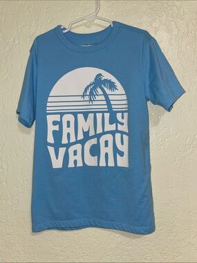 The Children's Place Blue 'Family Vacay' Graphic Tee